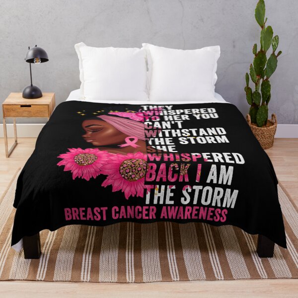 Item preview, I'm The Storm Black Women Breast Cancer Survivor Pink Ribbon designed and sold by YonnaKendrick.
