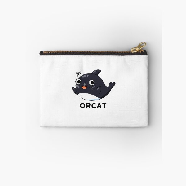 Item preview, Orcat Funny Cat Orca Puns  designed and sold by punnybone.