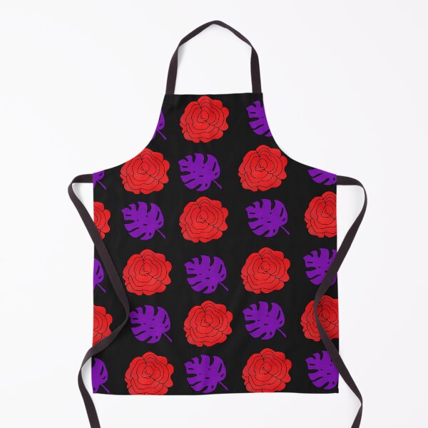 Item preview, Red Roses & Purple Leaves Flower Pattern designed and sold by rainestore.