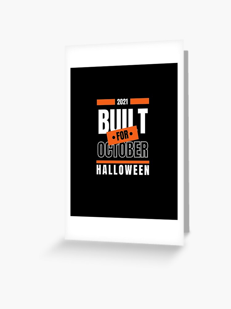 Cardinals Built For October, Halloween | Greeting Card