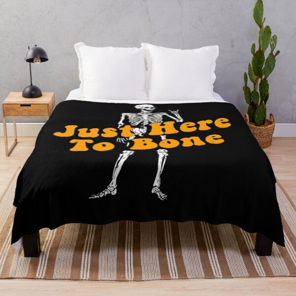 Item preview, Just H.e.r.e To Bone Skeleton Funny Halloween designed and sold by YonnaKendrick.