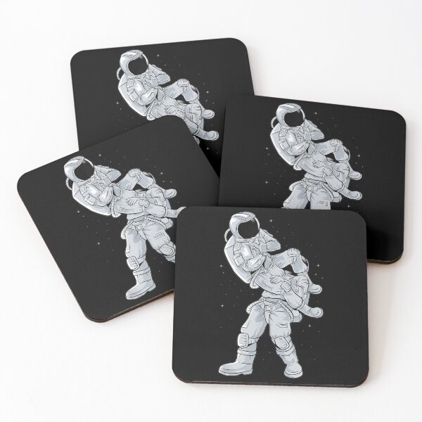 Item preview, Galaxy BJJ Astronaut Flying Armbar Jiu-Jitsu designed and sold by rodolfolcjch.