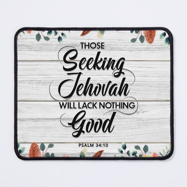 Item preview, JW 2022 YEARTEXT - Those seeking Jehovah will lack nothing good. designed and sold by KA DESIGNS.