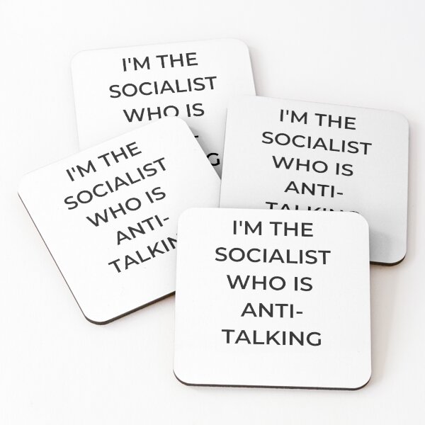 Item preview,  im not anti social, sarcastic answer,  designed and sold by DareDreams.