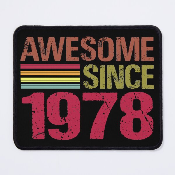 Item preview, Awesome Since 1978 Retro Vintage 43rd Birthday Gift designed and sold by designbychow.