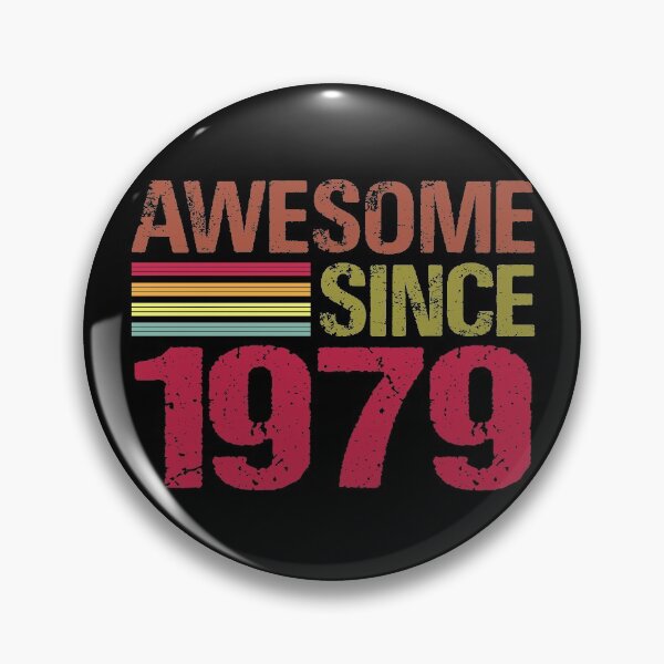 Item preview, Awesome Since 1979 Retro Vintage 42nd Birthday Gift designed and sold by designbychow.