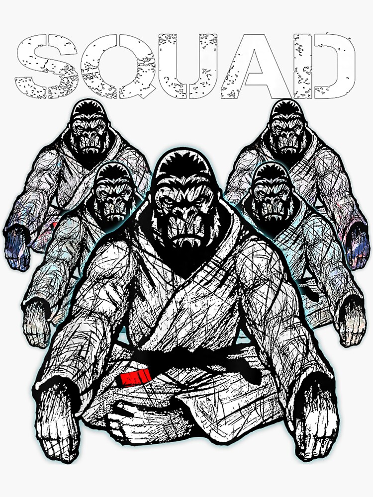 Jiu Jitsu Shirt - Bjj Gorilla Squad