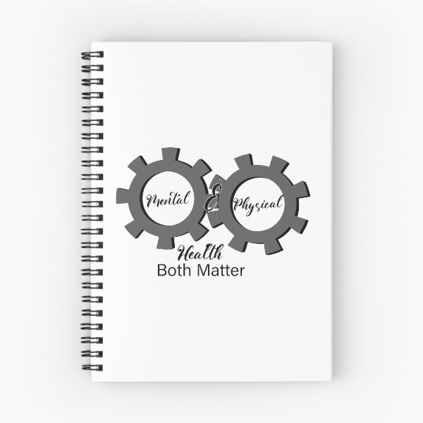Item preview, Physical and Mental Health Both Matter Cogs Design designed and sold by CJAura by Claire Jane Johnson.