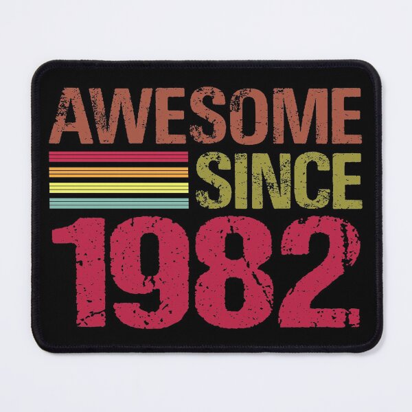 Item preview, Awesome Since 1982 Retro Vintage 39th Birthday Gift designed and sold by designbychow.