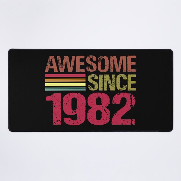 Item preview, Awesome Since 1982 Retro Vintage 39th Birthday Gift designed and sold by designbychow.
