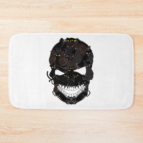 Item preview, Cat Skull - Kitty Skeleton Halloween Costume Smiling Skull Gift Idea designed and sold by DKA-2ndBoy.