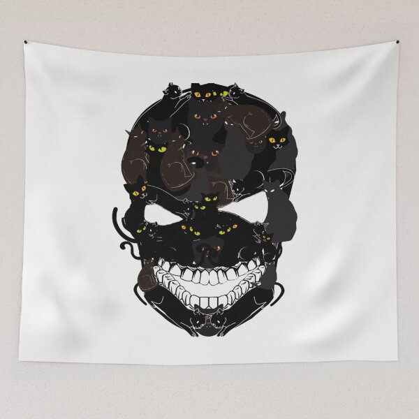 Item preview, Cat Skull - Kitty Skeleton Halloween Costume Smiling Skull Gift Idea designed and sold by DKA-2ndBoy.