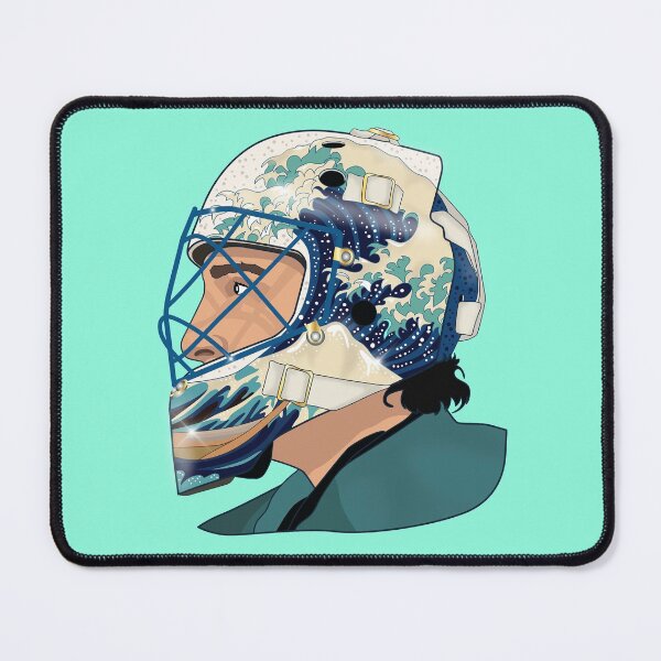 Item preview, Fine Art Goalies - Great Wave Off Kanagawa designed and sold by Eye on the Blueline.