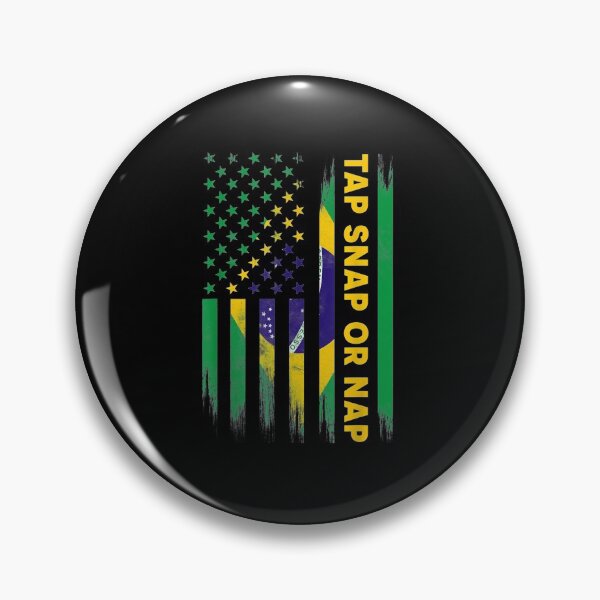 Item preview, Tap Snap Or Nap Jiu Jitsu BJJ Brazil US Flag designed and sold by rodolfolcjch.