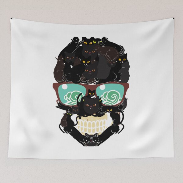 Item preview, Cat Skull - Kitty Skeleton Halloween Costume Sunglasses Skull Gift Idea designed and sold by DKA-2ndBoy.