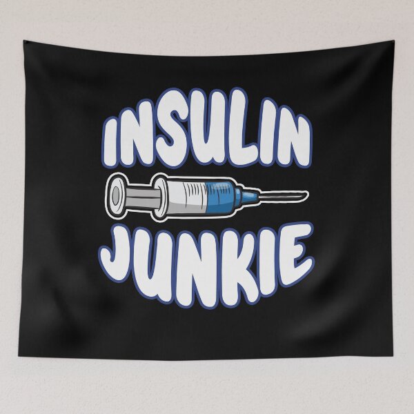Item preview, Unsulin Junkie Diabetes  designed and sold by Moonpie90.