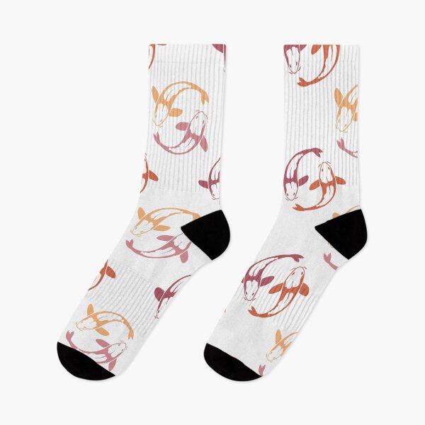 Item preview, Lesbian Pride Koi Pattern designed and sold by Ispeakgeek.