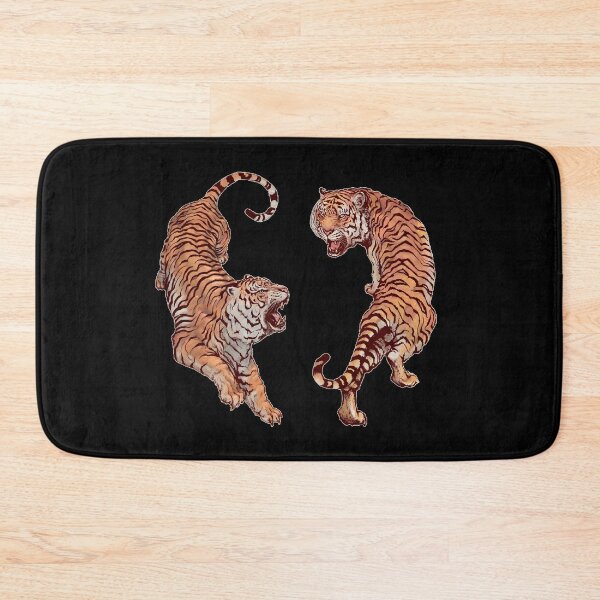 Tiger Bath Mats for Sale | Redbubble