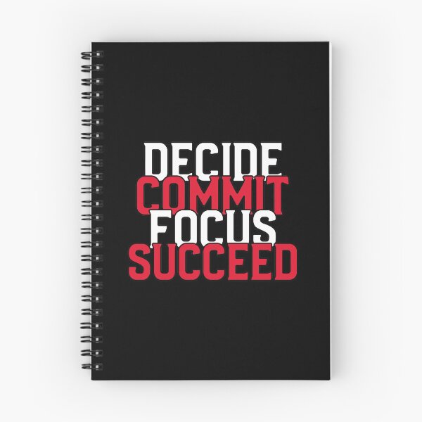 Item preview, Decide Commit Focus Succeed designed and sold by YOYOCollection.