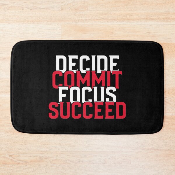 Item preview, Decide Commit Focus Succeed designed and sold by YOYOCollection.