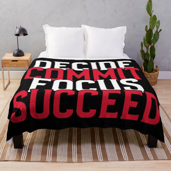 Item preview, Decide Commit Focus Succeed designed and sold by YOYOCollection.