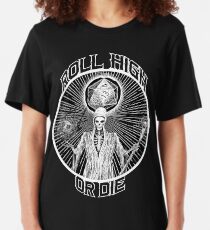 D20 Reaper - Roll High or Die d&d - Dungeons & Dragons Slim Fit T-Shirt