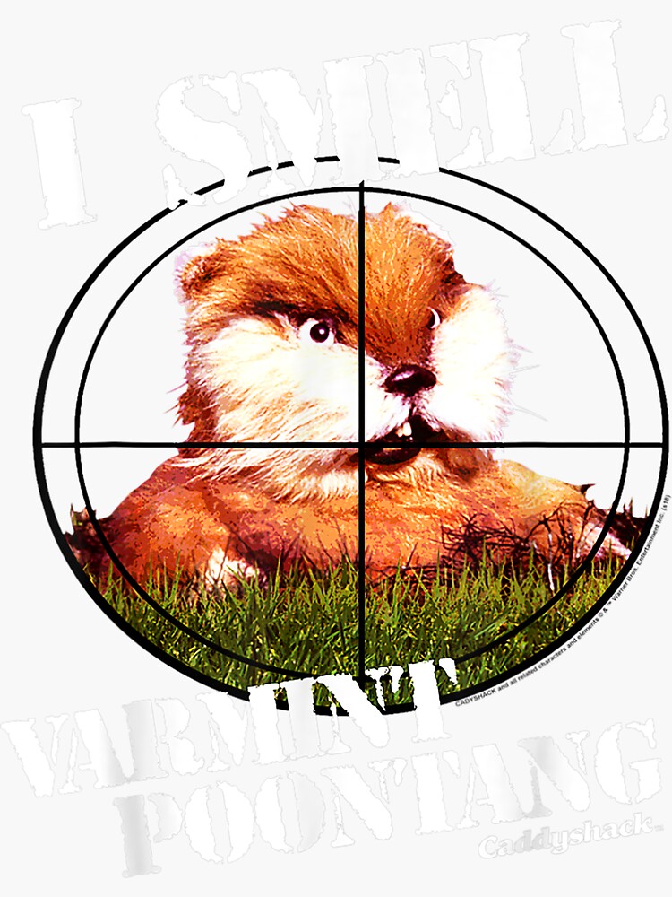 "Caddyshack Varmint" Sticker for Sale by EdgarshiEnli Redbubble