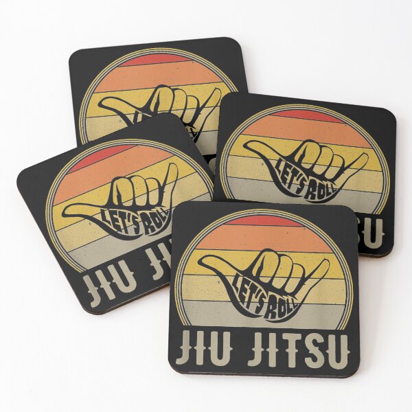 Item preview, Let's Roll Jiu Jitsu Hand Vintage Sunset Funny designed and sold by rodolfolcjch.
