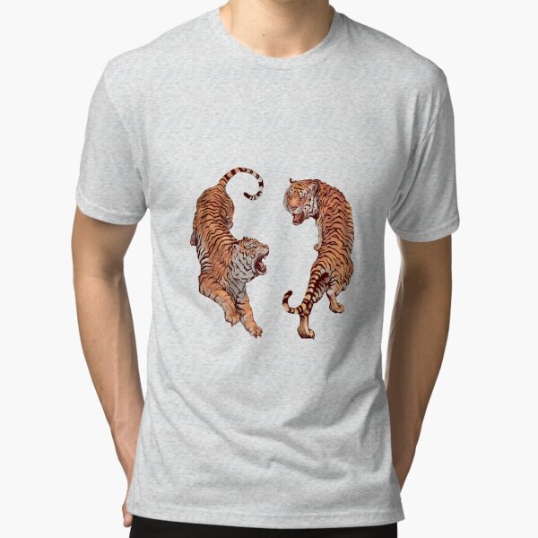 Sitting Tiger Active T-Shirt for Sale by chaze-cha