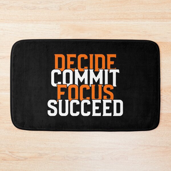 Item preview, Decide Commit Focus Succeed designed and sold by YOYOCollection.