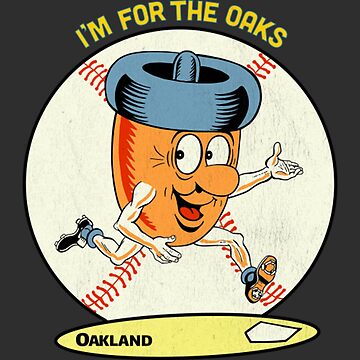 Defunct Oakland Oaks Baseball 1955 - Oakland - Sticker