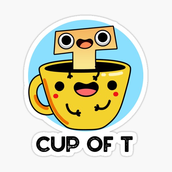 Item preview, Cup Of T Funny Alphabet Tea Puns  designed and sold by punnybone.