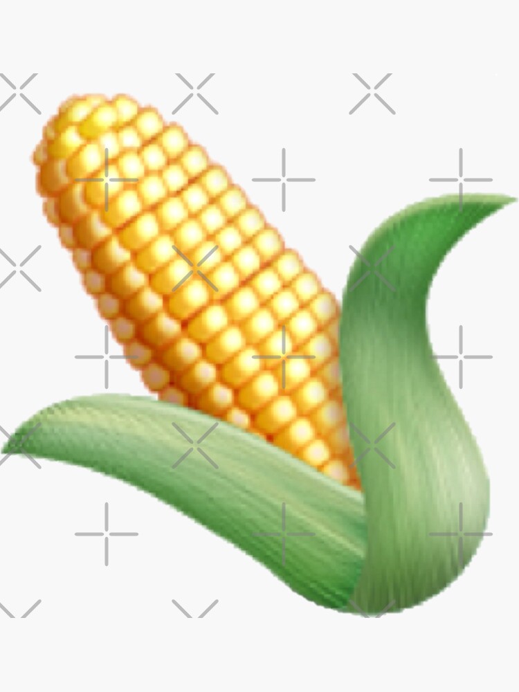 "Corn Emoji" Sticker for Sale by alecturner Redbubble