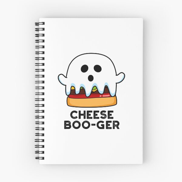 Item preview, Cheese Boo-ger Halloween Ghost Funny Cheeseburger Puns  designed and sold by punnybone.
