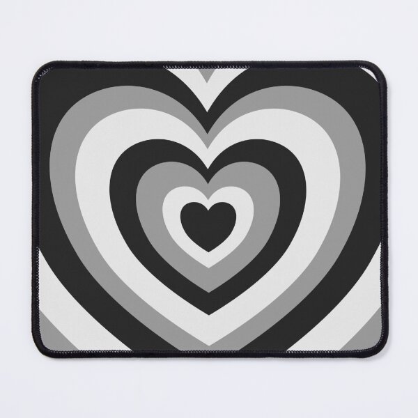 Item preview, Aesthetic Black and White Groovy Hearts designed and sold by cannevas.