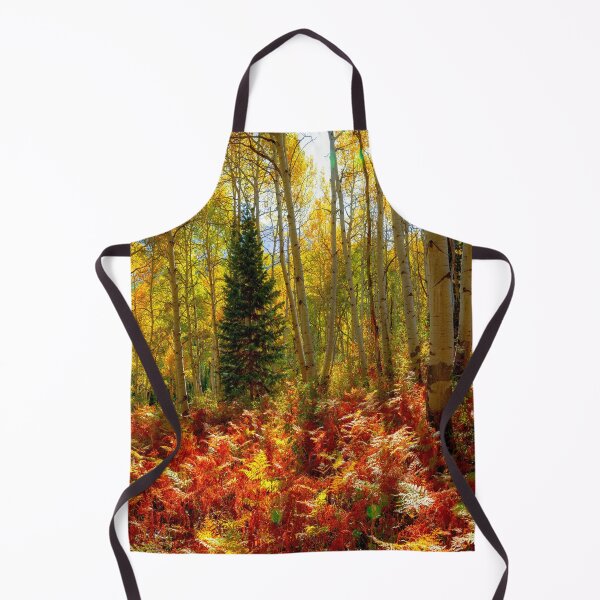 Artikelvorschau, Crested Butte Autumn Aspen Trees Red Ferns von OLena Art entworfen und verkauft von Rocky Mountain Artistry.