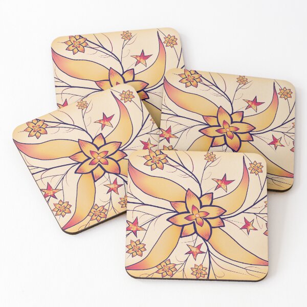 Item preview, Orange aesthetic flowers designed and sold by Midnightviera.