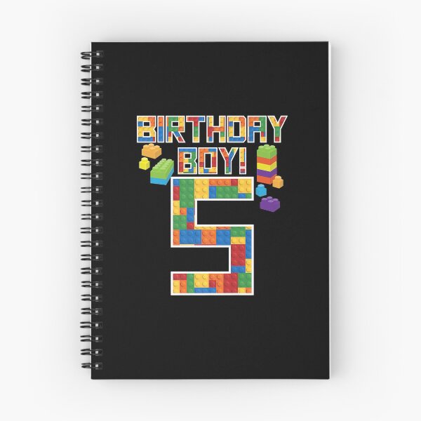 Item preview, Cute 5th Birthday 5 Years Old Block Building Boys Kids designed and sold by JacekshiAmra.