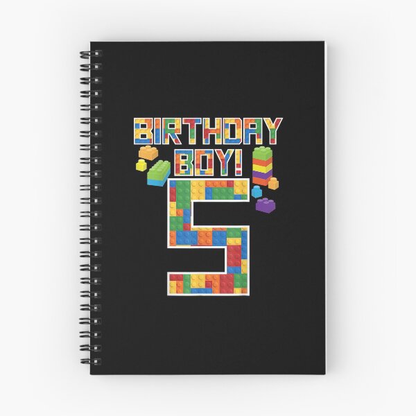 Item preview, Cute 5th Birthday 5 Years Old Block Building Boys Kids designed and sold by JacekshiAmra.