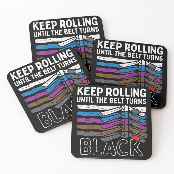 Item preview, Keep Rolling Until Belt Turns Black Jiu Jitsu BJJ designed and sold by rodolfolcjch.