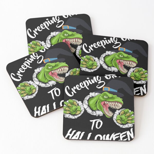 Item preview, Creeping-closer-to-Halloween-Halloween-Trex designed and sold by DebbieVilla.