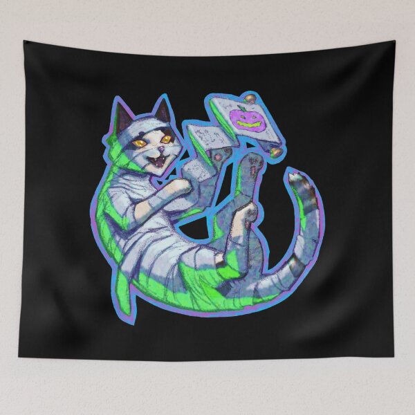 Item preview, Halloween Mummy Cat Lilith designed and sold by RHokeArt.