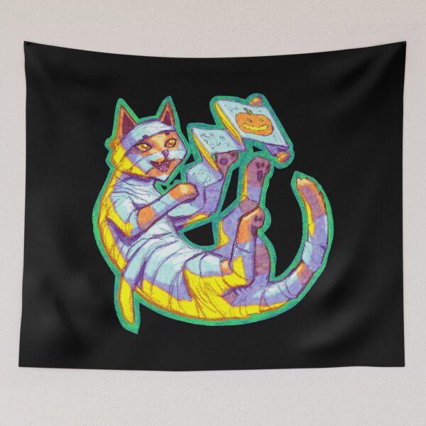 Item preview, Halloween Mummy Cat Nemo designed and sold by RHokeArt.