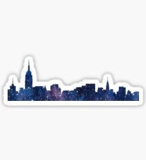 new york cityscape Sticker