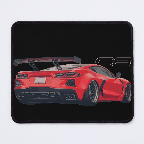 Item preview, TJ Hunt C8 Twin Turbo Corvette Rapid Red Car Widebody designed and sold by cowtownCOWBOY.