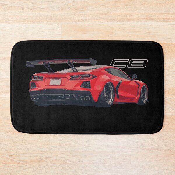 Item preview, TJ Hunt C8 Twin Turbo Corvette Rapid Red Car Widebody designed and sold by cowtownCOWBOY.