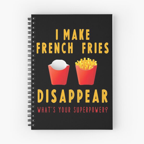 Item preview, French Fries Saying - I Make French Fries Disappear Funny . designed and sold by eldarocamoramm.
