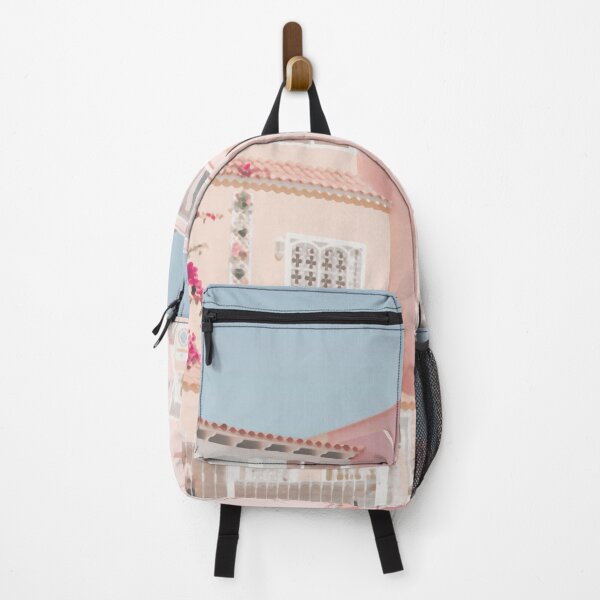 Item preview, pink house with terraces designed and sold by pinkdrinksoul.