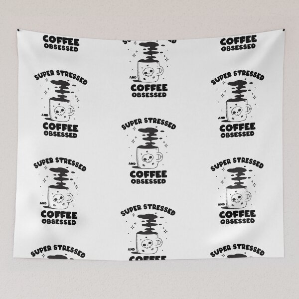 Item preview, Coffee Obsessed designed and sold by ChonkypurrArt.