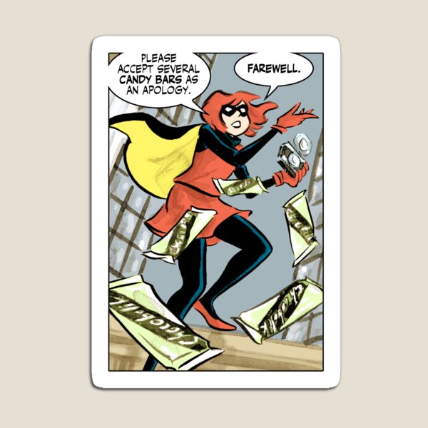 Bandette Apologizes With Chocolate Magnet